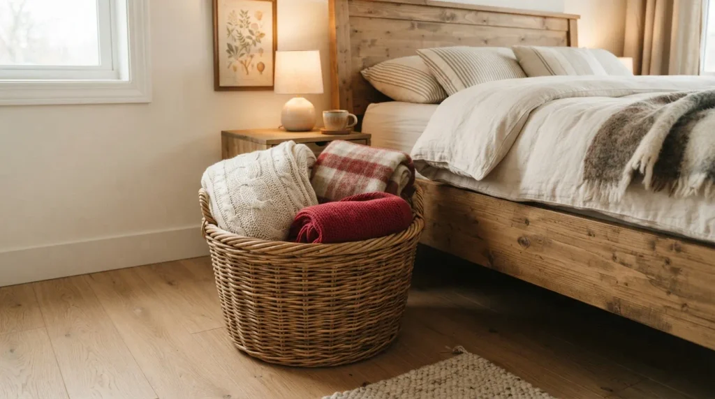Knit Blanket Basket