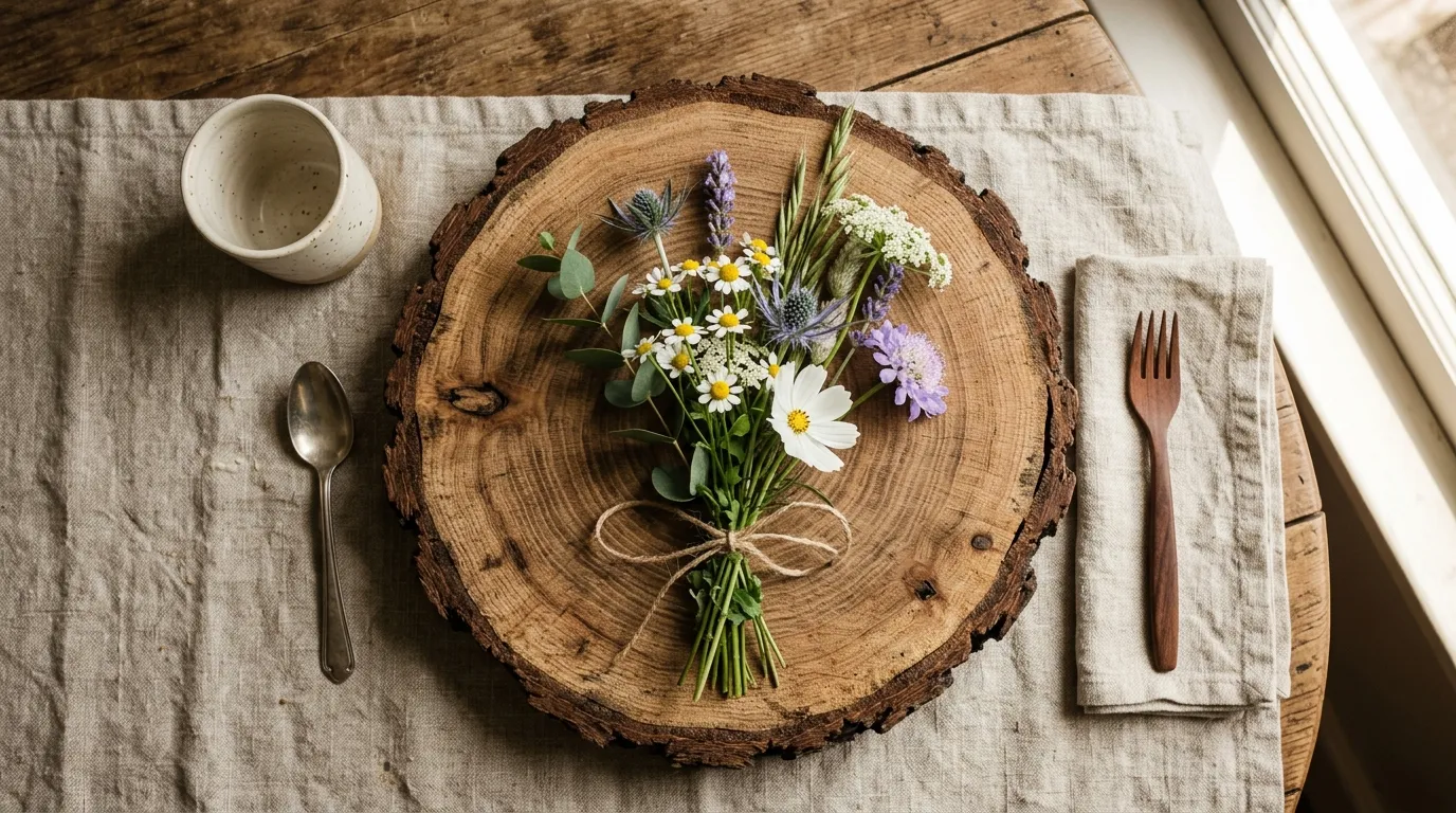 wildflower tablescape ideas