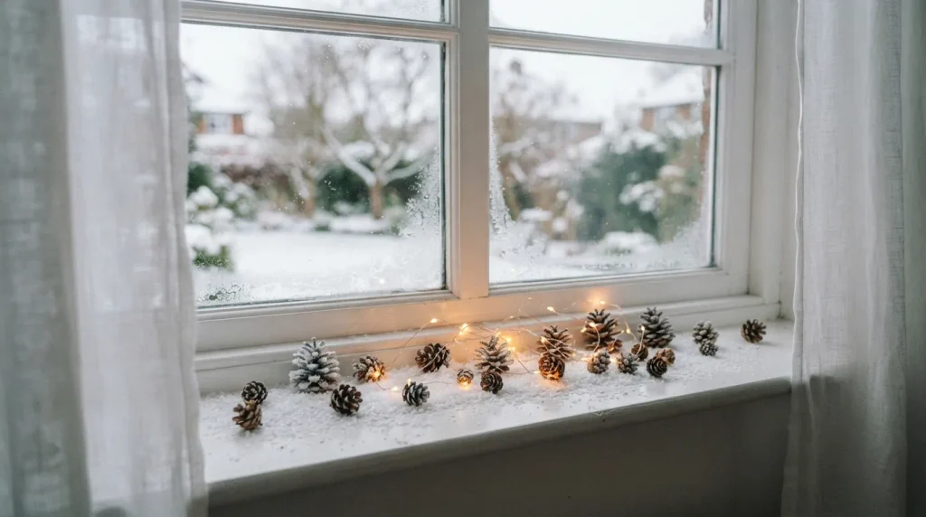 Frosted Window Sill