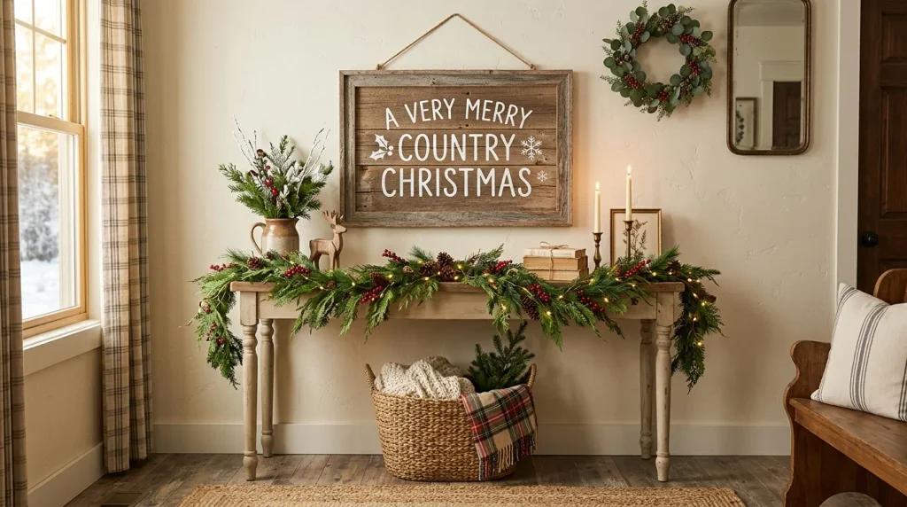 Rustic Christmas Sign
