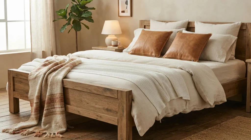 Leather Accent Pillows