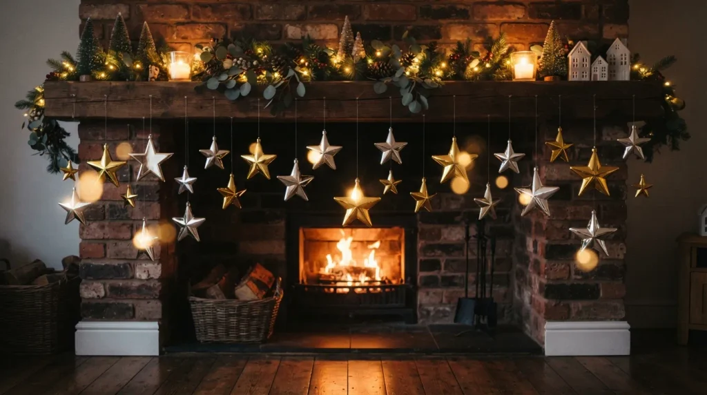 Metallic Star Ornaments