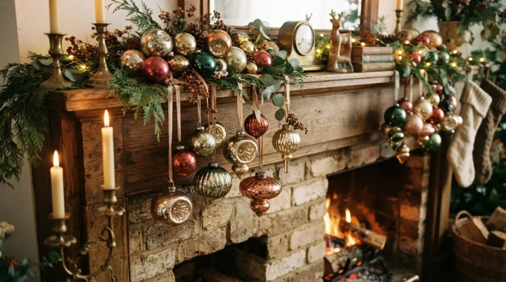 Vintage Ornament Cluster