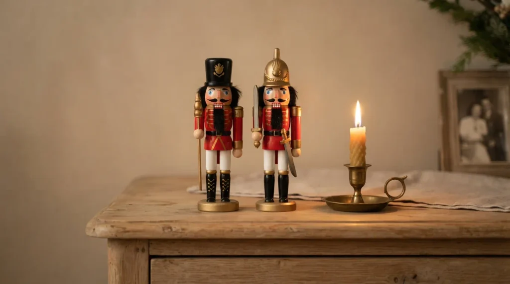 Wooden Nutcracker Duo