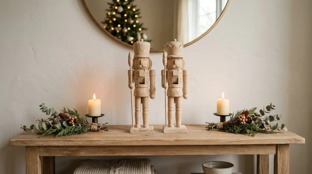 Beige Nutcracker Display