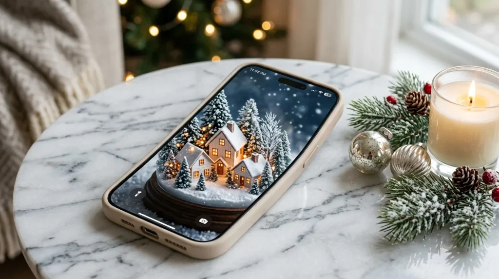 Snow Globe Scene