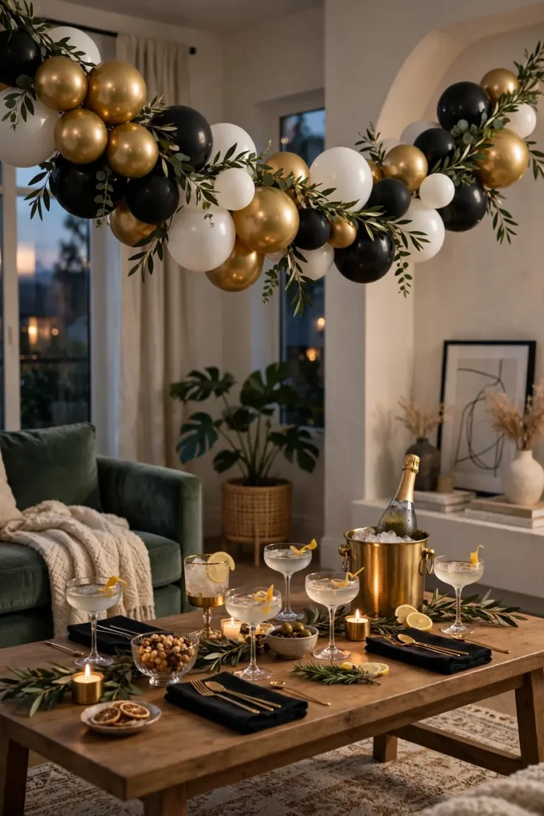 New Years Eve Balloon Garland Ideas for a Fun Party
