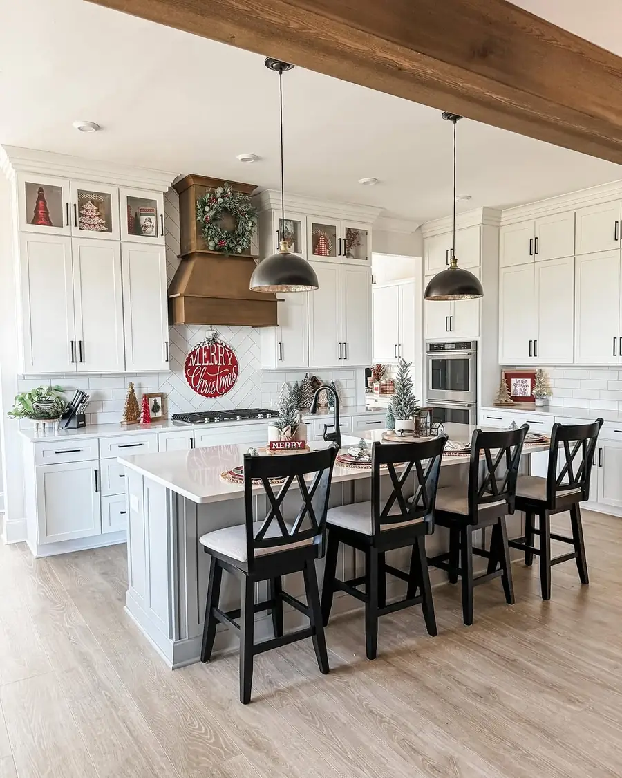 Ribbon-Tied Cutting Boards + Backsplash Counter