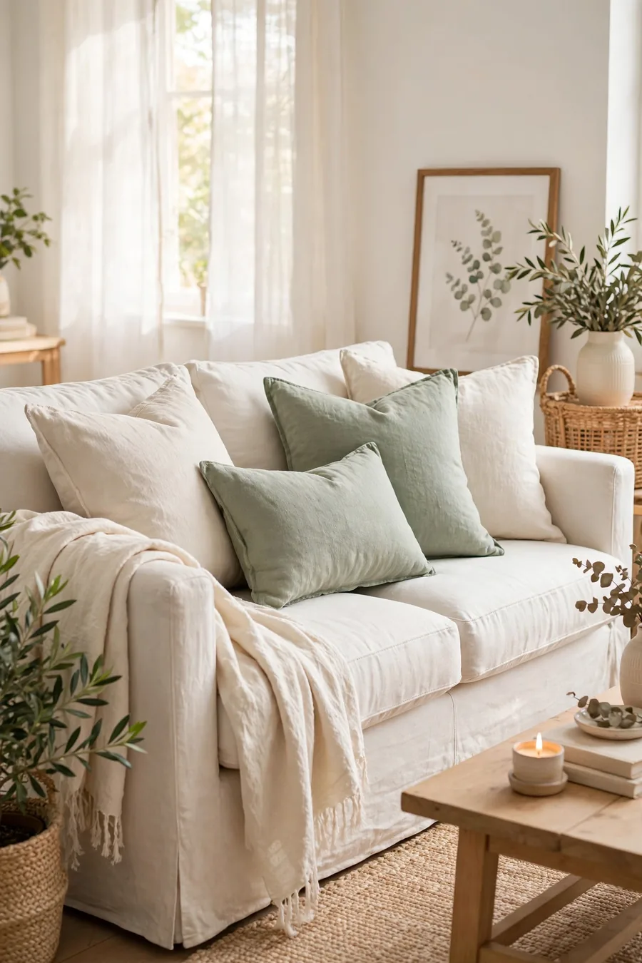 3. Swap Textiles for a Lighter, Fresher Mix
