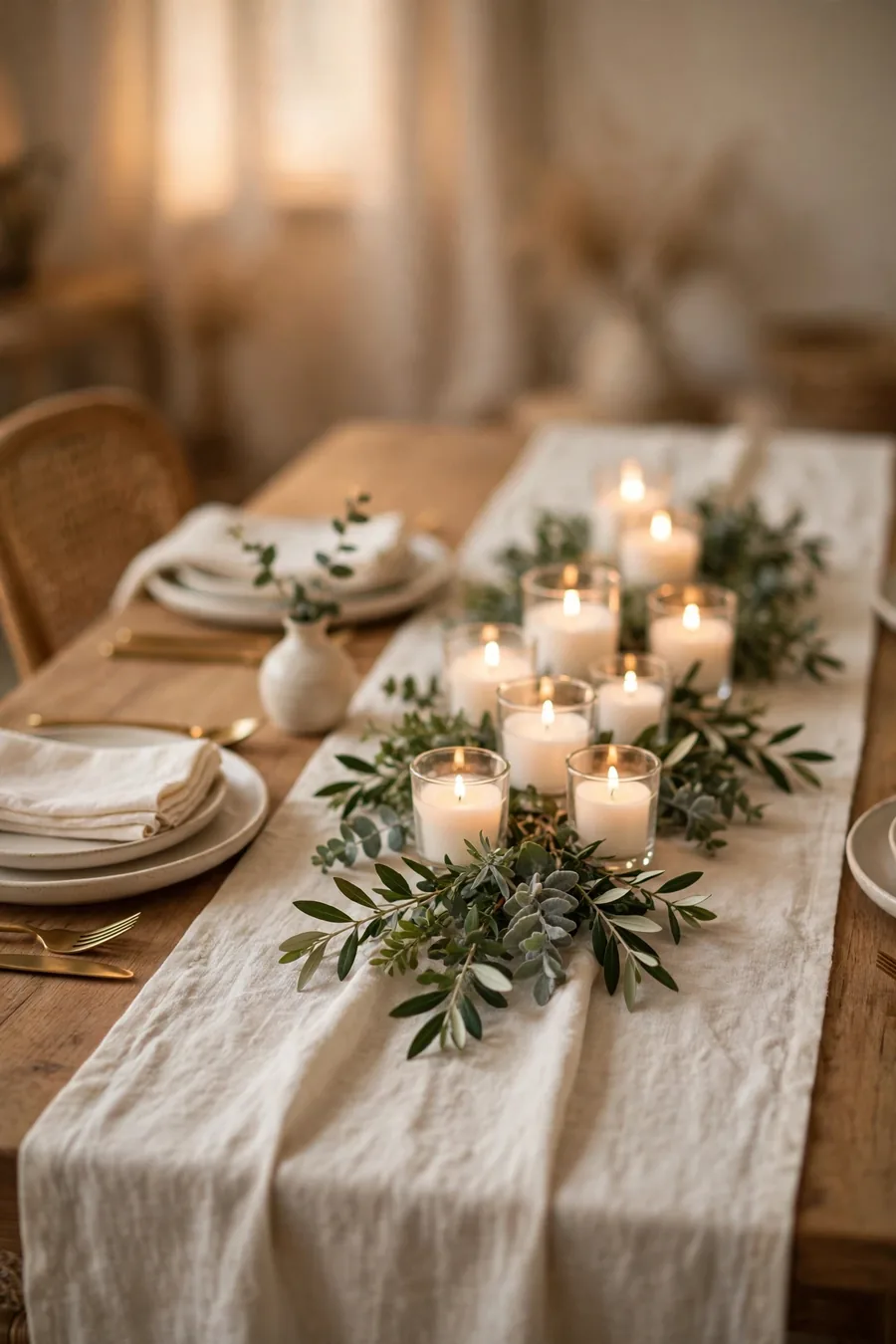 4. Make the Dining Table Glow Gently