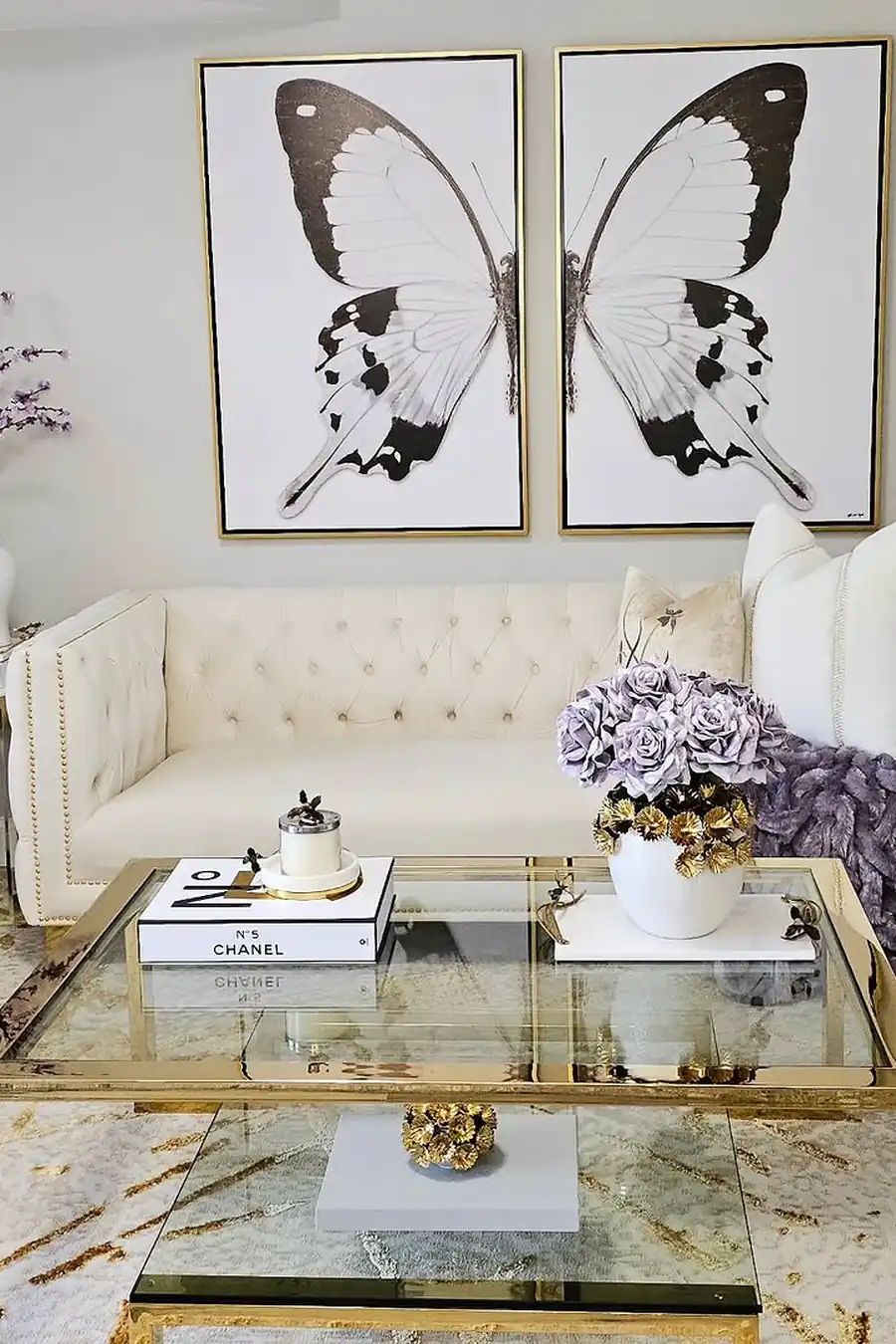5. Use Glass and Mercury Finishes for Glow