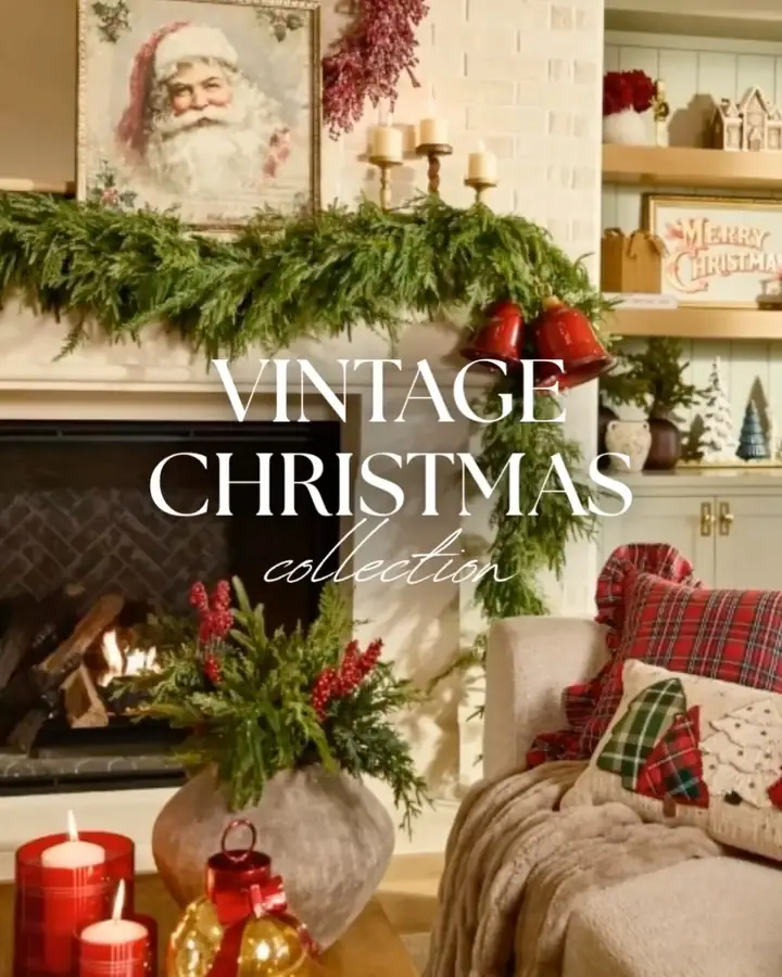 Farmhouse Plaid and Tin Tree