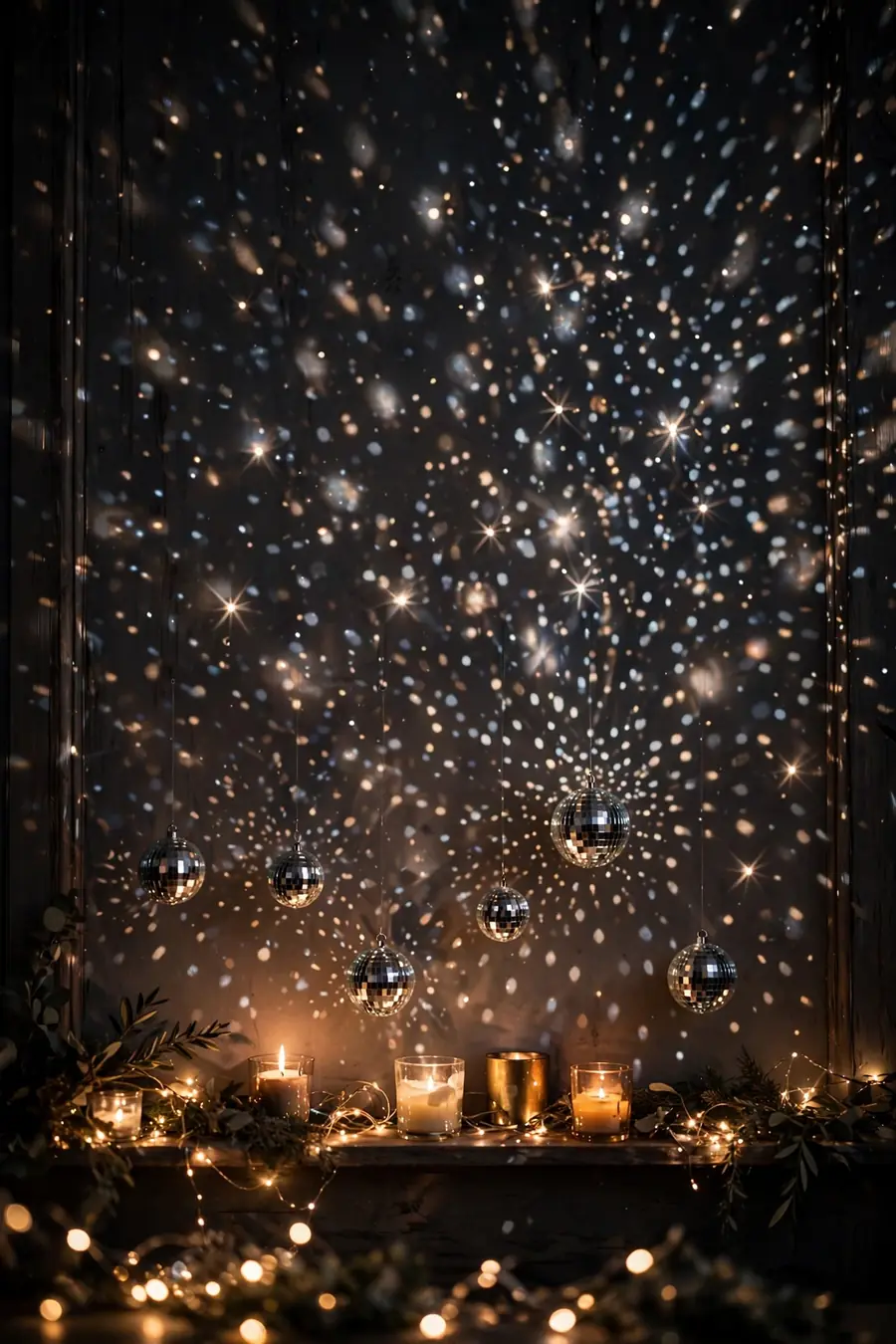 6. Feed the Mirrors: Candles and Fairy Strands