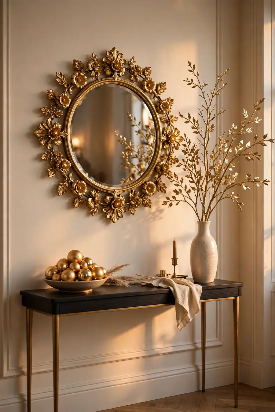6. Add One Glam Moment by the Door