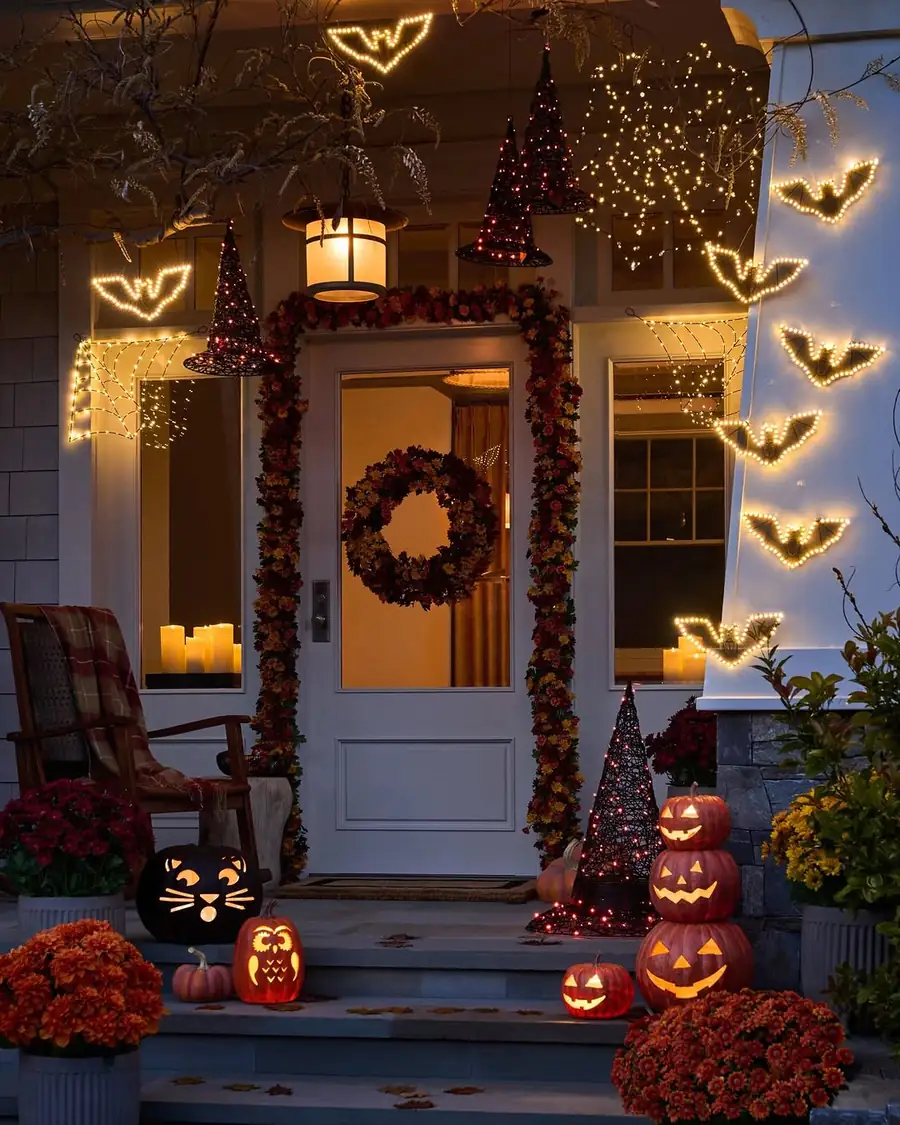 15. A Front Door Wreath with Vintage Finds