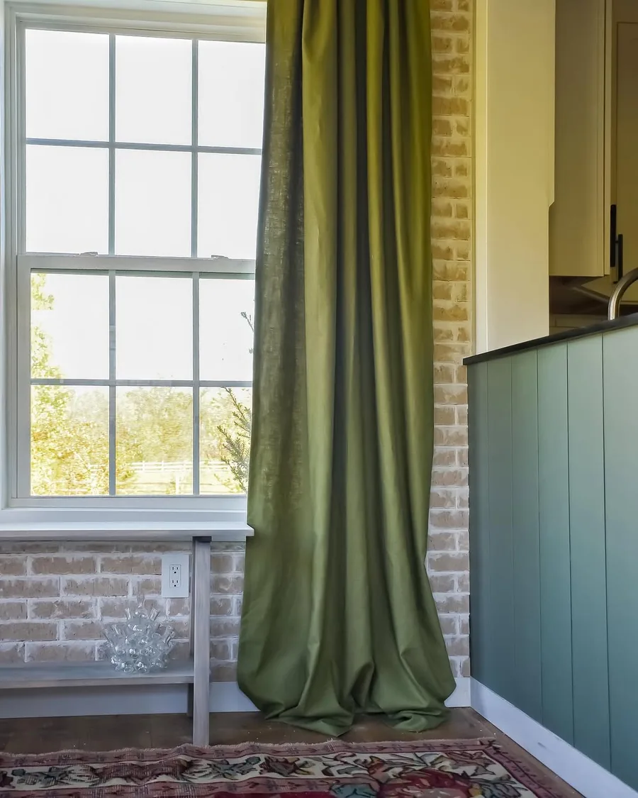 16. Ribbon-Wrapped Curtain Ties