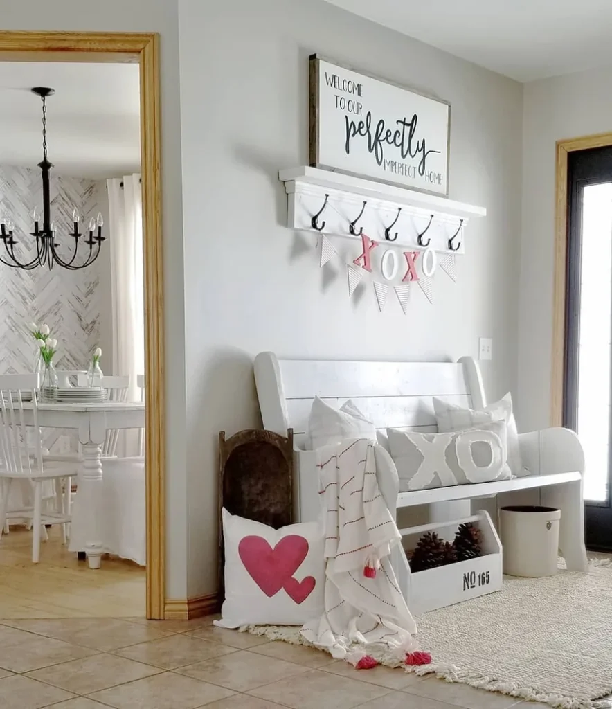 Valentine Burlap Banner